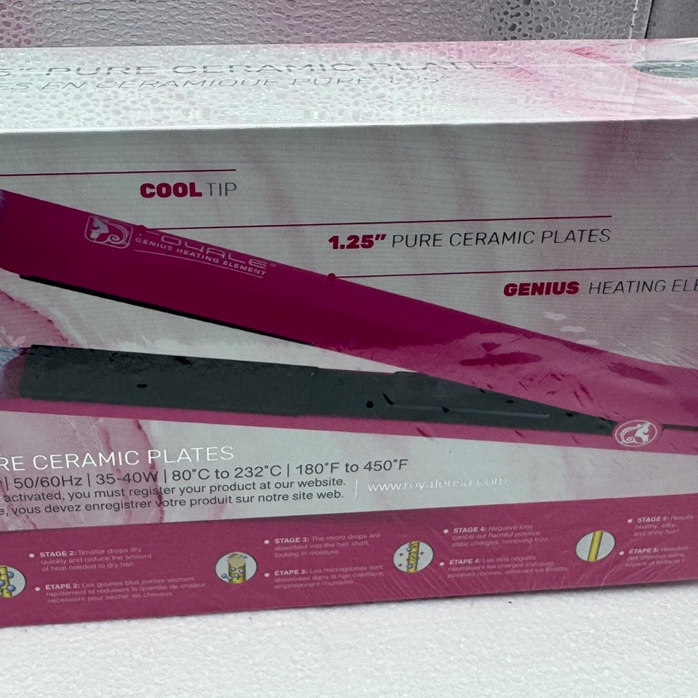 Royale Pink Hair Straightener